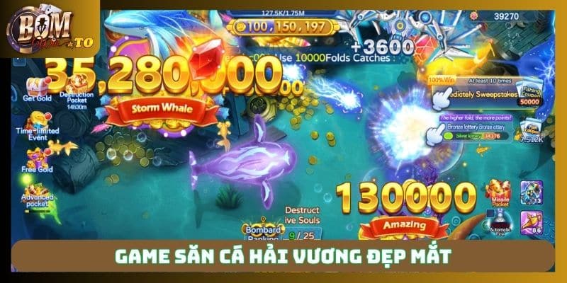 Game săn cá Hải Vương đẹp mắt