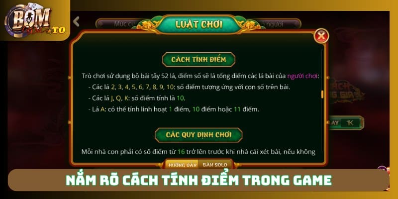 Nắm rõ cách tính điểm trong game
