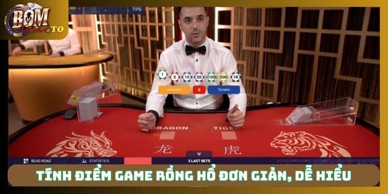 Tính điểm game Rồng Hổ đơn giản, dễ hiểu