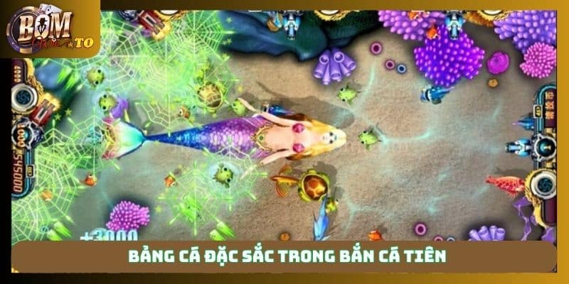 Bảng cá đặc sắc trong bắn cá tiên