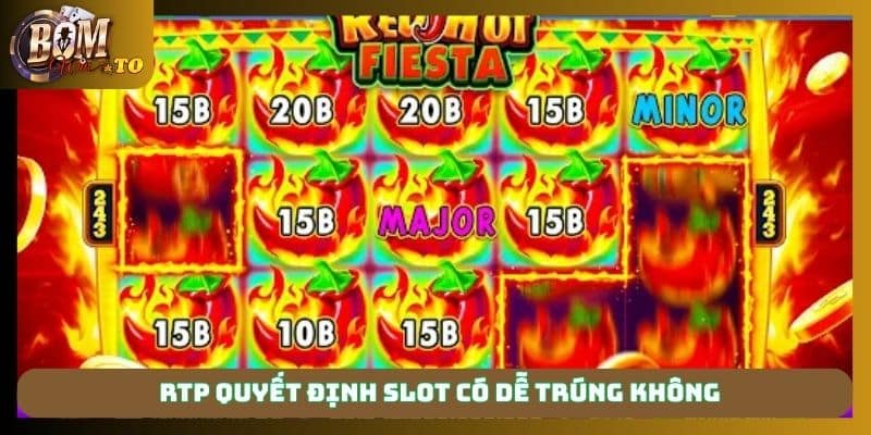 RTP quyết định slot có dễ trúng không