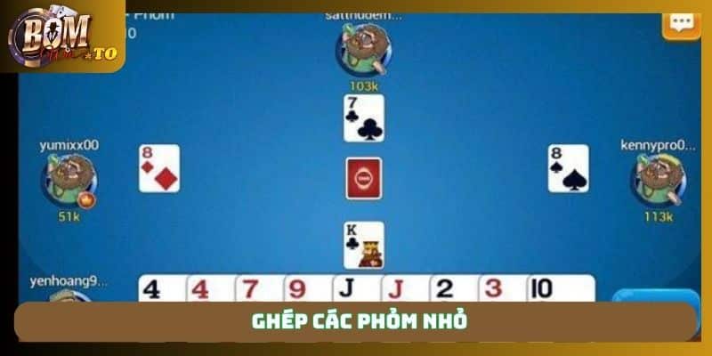 Ghép các phỏm nhỏ